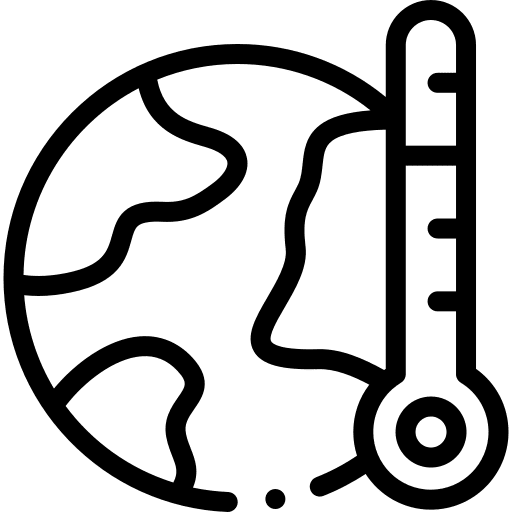 Global warming earth ecology and environment global warming icon Global warming earth ecology and environment global warming icon