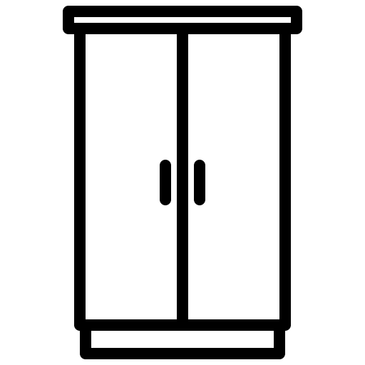 Wardrobe interior design clothes home icon Wardrobe interior design clothes home icon