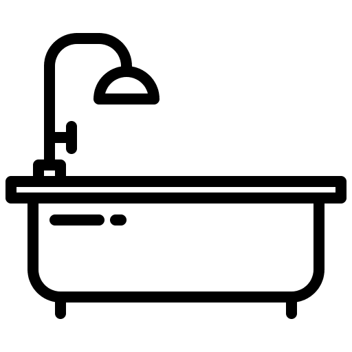 Bath furniture and household hygienic washing icon Bath furniture and household hygienic washing icon