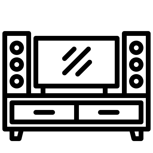 Home theater electronics tv home theater icon Home theater electronics tv home theater icon