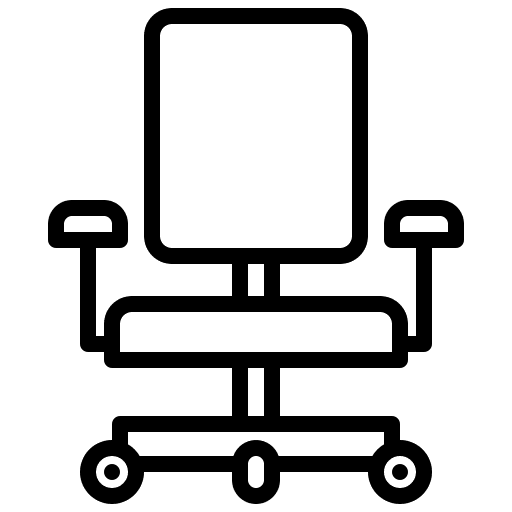 Chair comfort wheel chair icon Chair comfort wheel chair icon