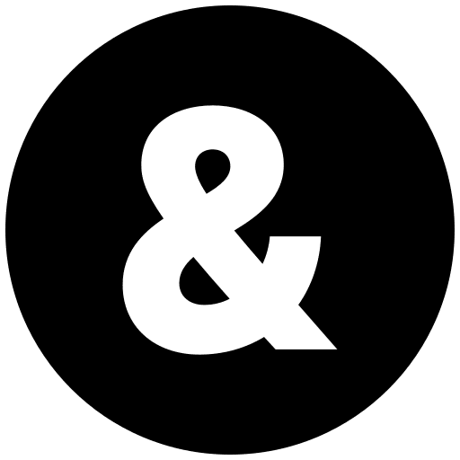 Ampersand ui and shapes and symbols icon