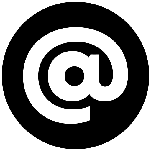 At sign email ui at sign icon