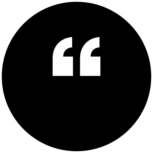 Left quotes quotation mark character punctuation icon