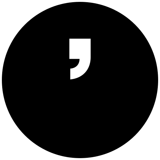 Right quote education character quotation mark icon