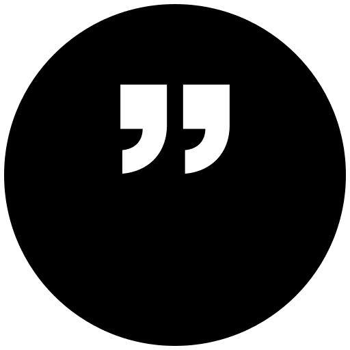 Right quotes shapes and symbols character punctuation icon