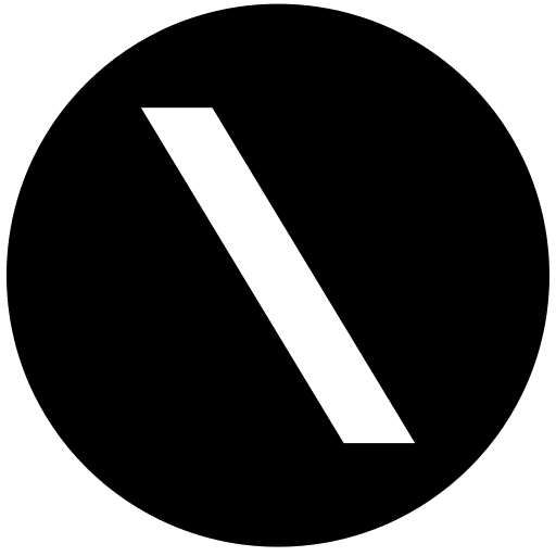 Slash symbol ui interface icon