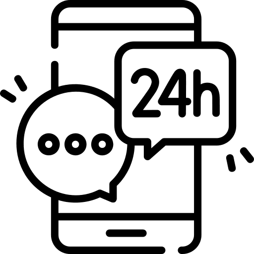 24h arrow assistance 24 hours icon 24h arrow assistance 24 hours icon