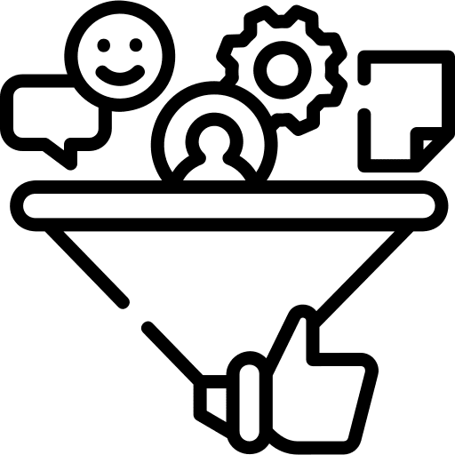 Conversion thumbs up business and finance gear icon Conversion thumbs up business and finance gear icon