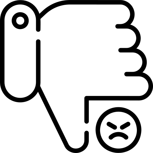 Dissatisfaction speech bubbles hands and gestures communications icon Dissatisfaction speech bubbles hands and gestures communications icon