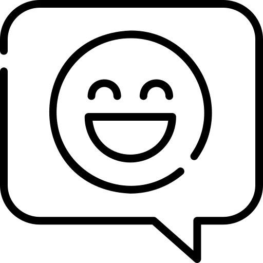 Smiley chat happy emoticon icon Smiley chat happy emoticon icon
