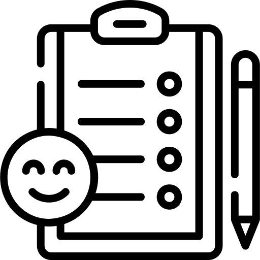 Survey survey report check list icon Survey survey report check list icon