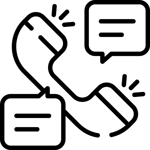 Conversation conversation communications phone call icon Conversation conversation communications phone call icon