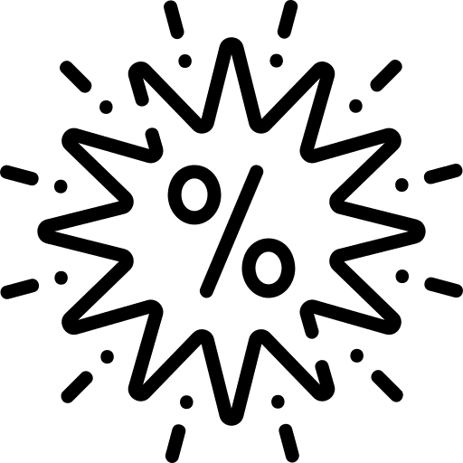 Offer bargain label discount icon Offer bargain label discount icon