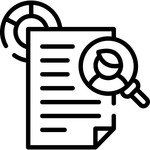 Data business and finance data user icon Data business and finance data user icon