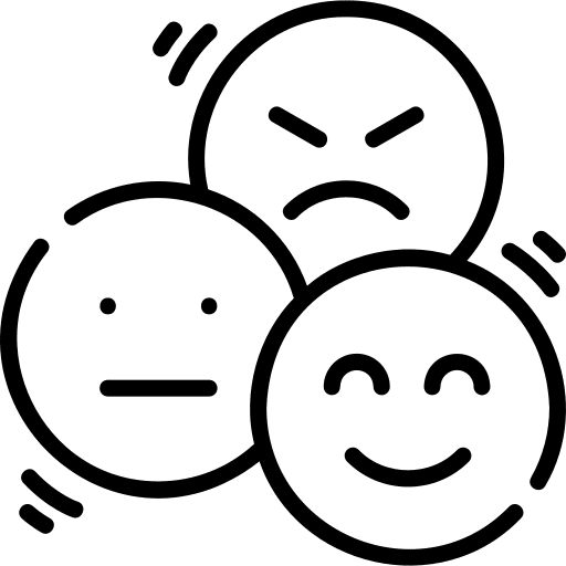 Review rating emoji ui icon Review rating emoji ui icon