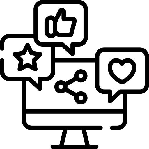 Social media share heart thumbs up icon Social media share heart thumbs up icon