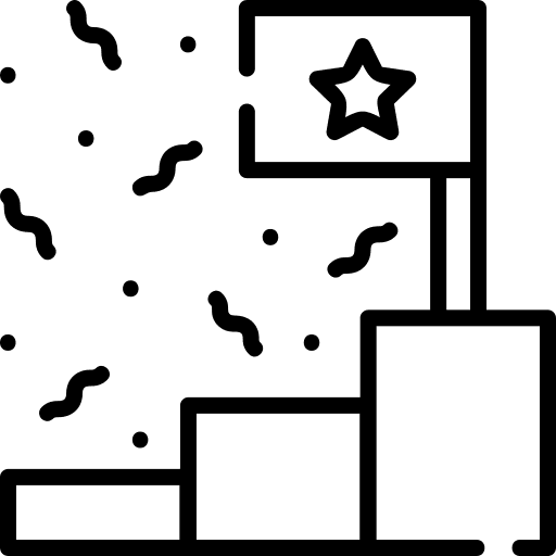 Success business and finance stairs star icon Success business and finance stairs star icon