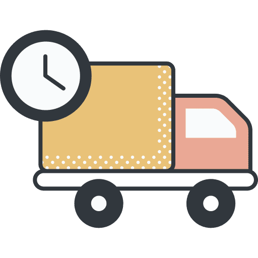 Fast delivery fast delivery speed vehicle icon