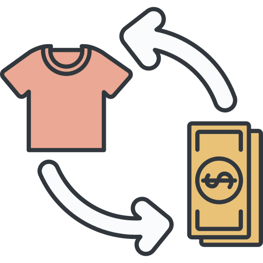 Exchange circular arrow tshirt exchange icon Exchange circular arrow tshirt exchange icon