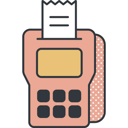 Pos point of sale pos commerce and shopping icon Pos point of sale pos commerce and shopping icon