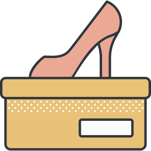 Shoes fashion shipping shoe box icon Shoes fashion shipping shoe box icon