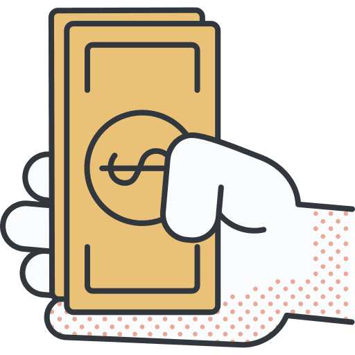 Cash payment method bills patrimony icon Cash payment method bills patrimony icon