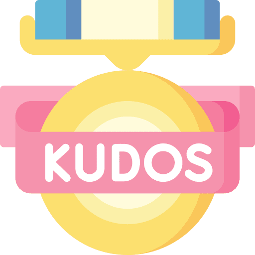 Kudos sports and competition medal compliments icon