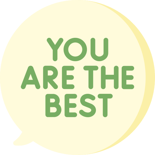 You are the best motivation communications reinforcement icon