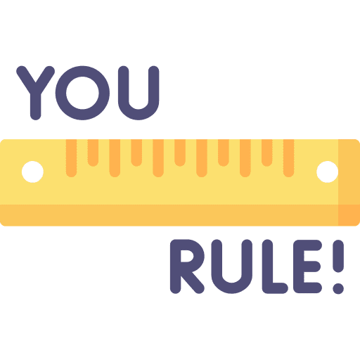 You rule motivation slang ruler icon You rule motivation slang ruler icon