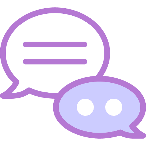 Chat speech bubble chat call out icon