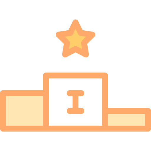 Rank best number one rank icon