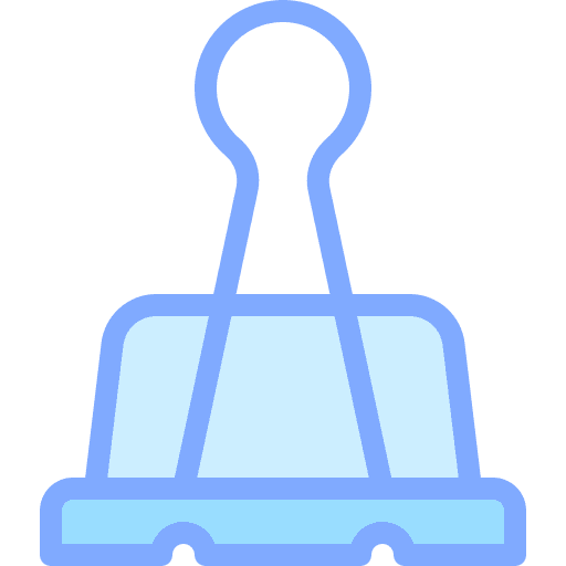 Paperclip paperclip school material stationery icon Paperclip paperclip school material stationery icon