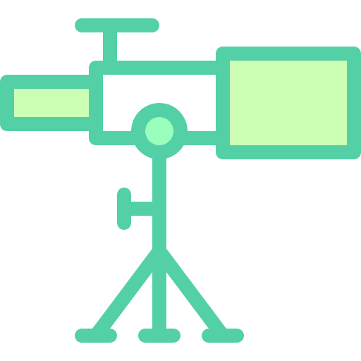 Telescope observation education telescope icon Telescope observation education telescope icon