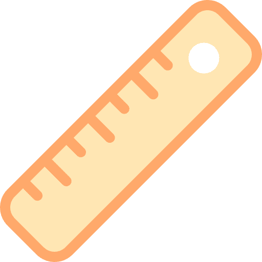 Ruler school material measurement geometry icon Ruler school material measurement geometry icon