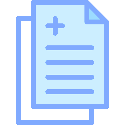 Test exam paper document icon Test exam paper document icon