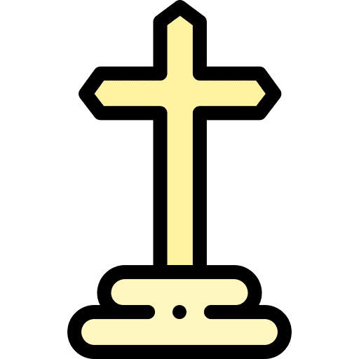 Cross gold symbol belief icon Cross gold symbol belief icon