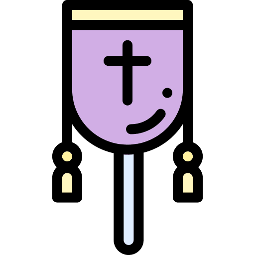 Standard religion standard cross icon Standard religion standard cross icon