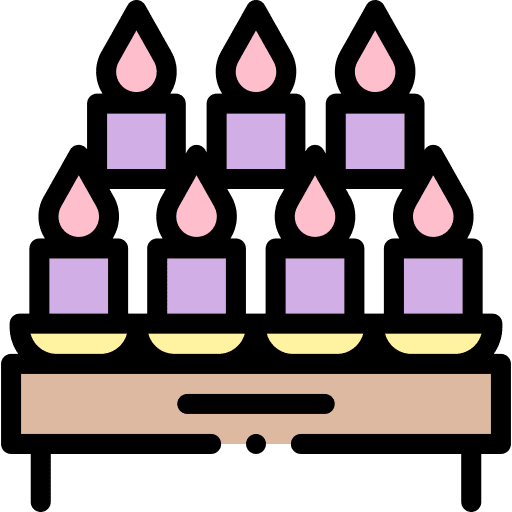 Donation flame charity candle icon Donation flame charity candle icon