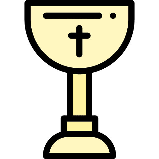 Holy chalice christianity cross goblet icon Holy chalice christianity cross goblet icon