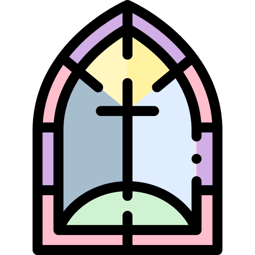 Window cultures cross window icon Window cultures cross window icon