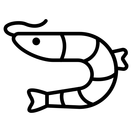 Prawn sea life shrimp prawn icon Prawn sea life shrimp prawn icon