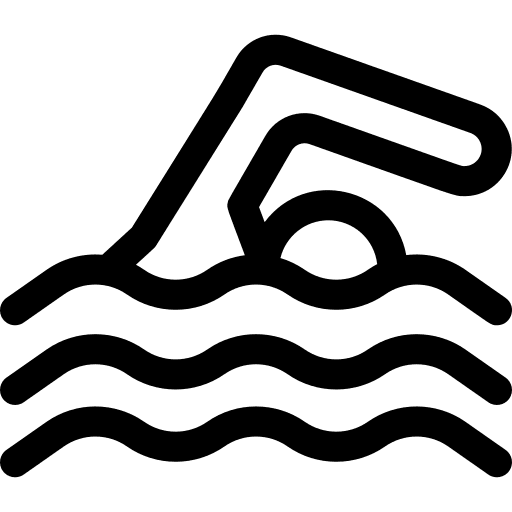 Swimming holidays humanpictos sports icon