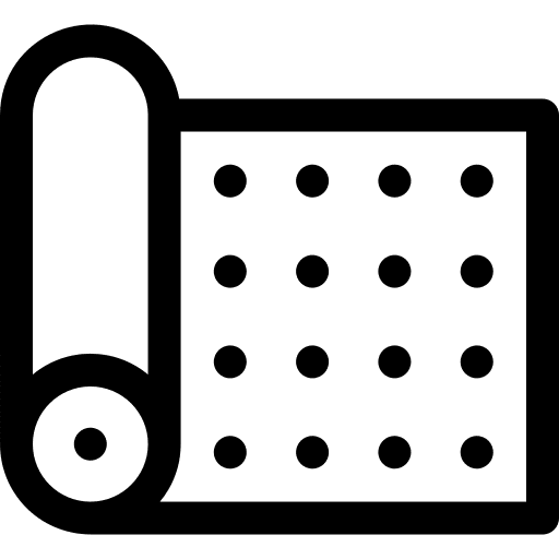 Yoga mat pilates mat yoga icon