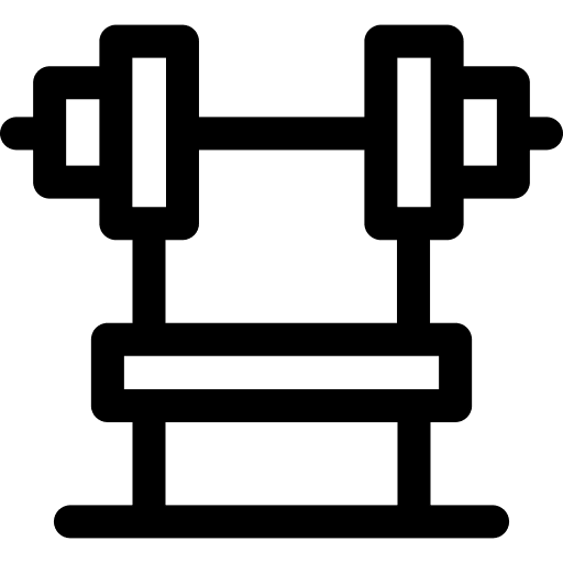 Barbell weightlifting fitness gym icon Barbell weightlifting fitness gym icon