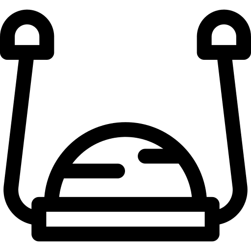 Bosu ball balance ball sports and competition gym icon Bosu ball balance ball sports and competition gym icon