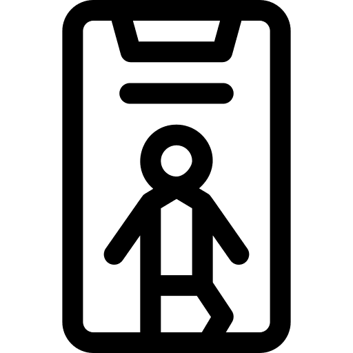 Fitness app sports and competition smartphone medical icon Fitness app sports and competition smartphone medical icon