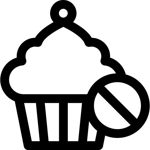 No sweets no sweets signaling signal icon No sweets no sweets signaling signal icon