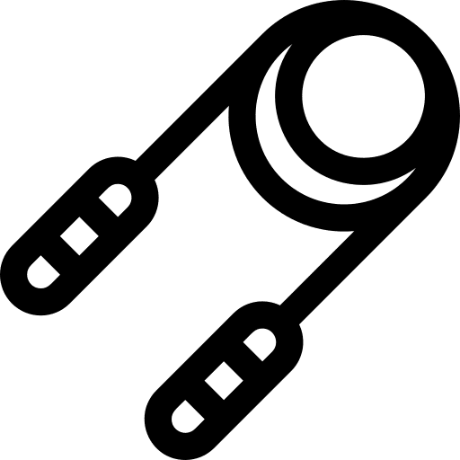 Skipping rope exercise sports and competition fitness icon Skipping rope exercise sports and competition fitness icon