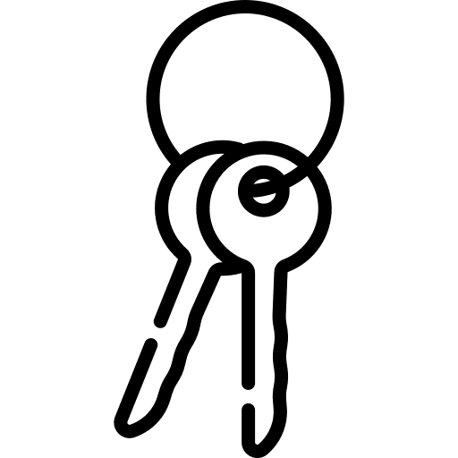 House key passkey real estate house key icon